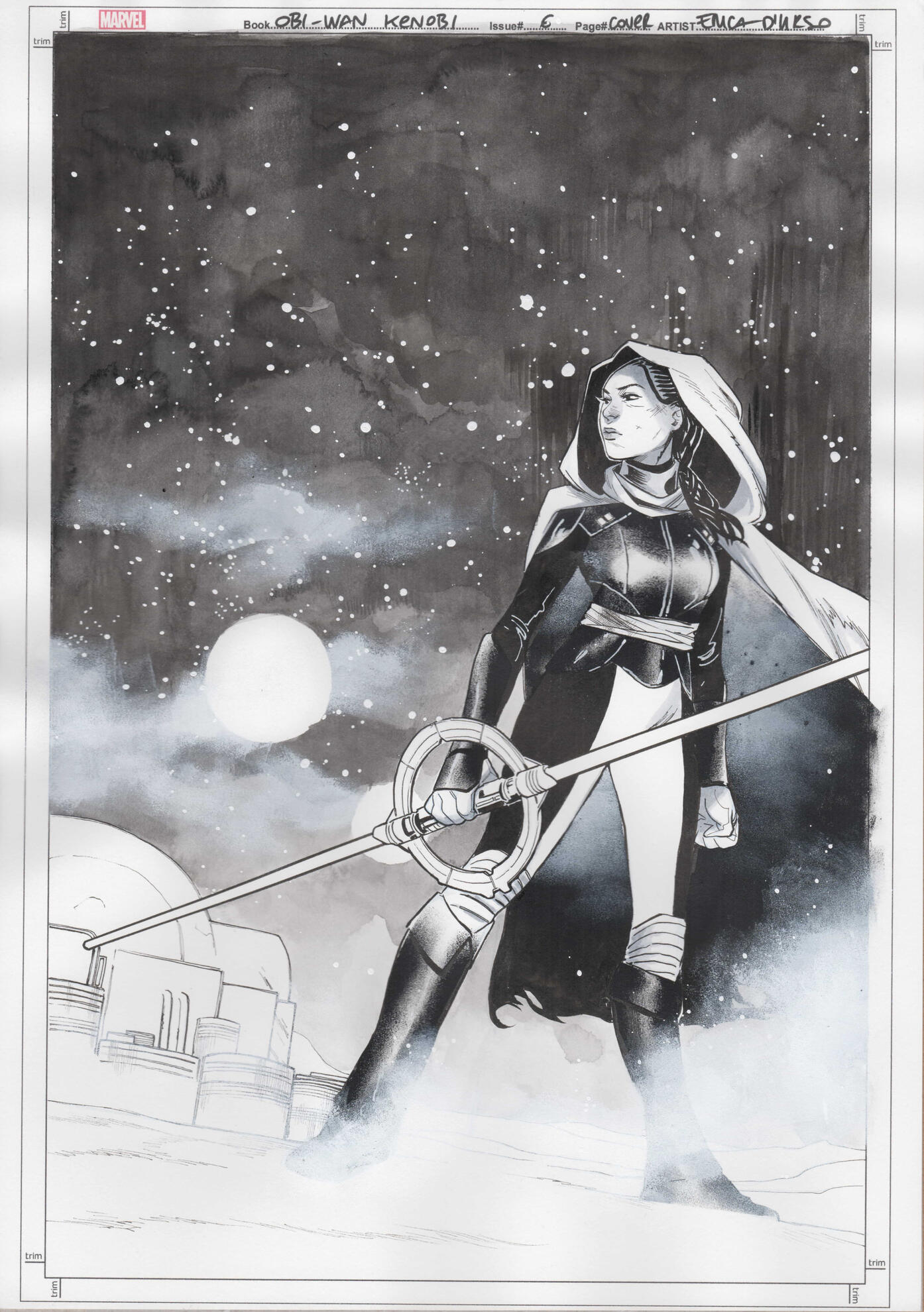 Obi-Wan Kenobi #6 A3 2023 cover Price: €1200