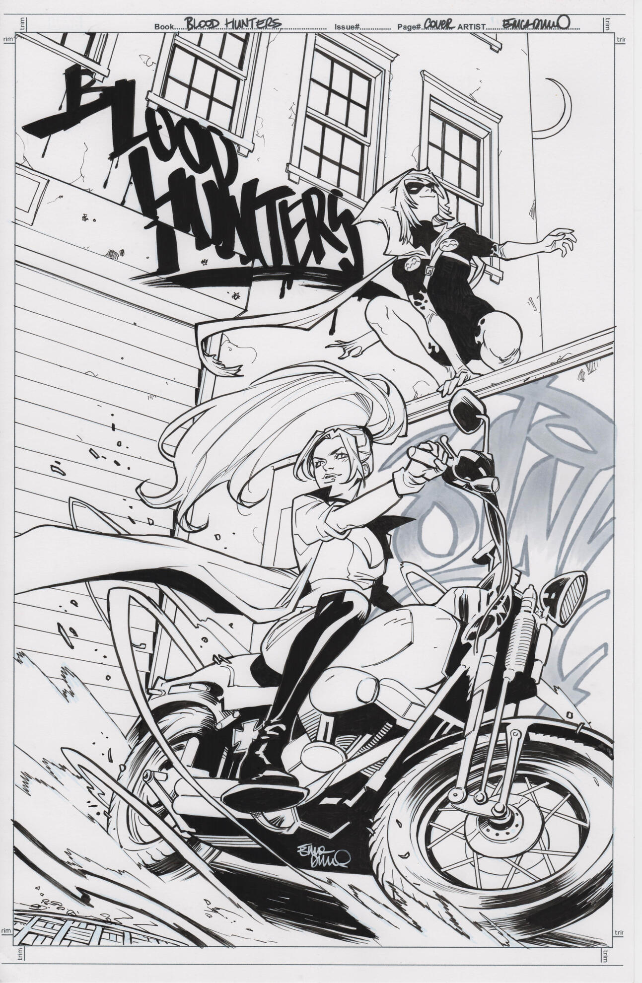 Blood Hunters VC 11x17" 2024 cover Price: €1200