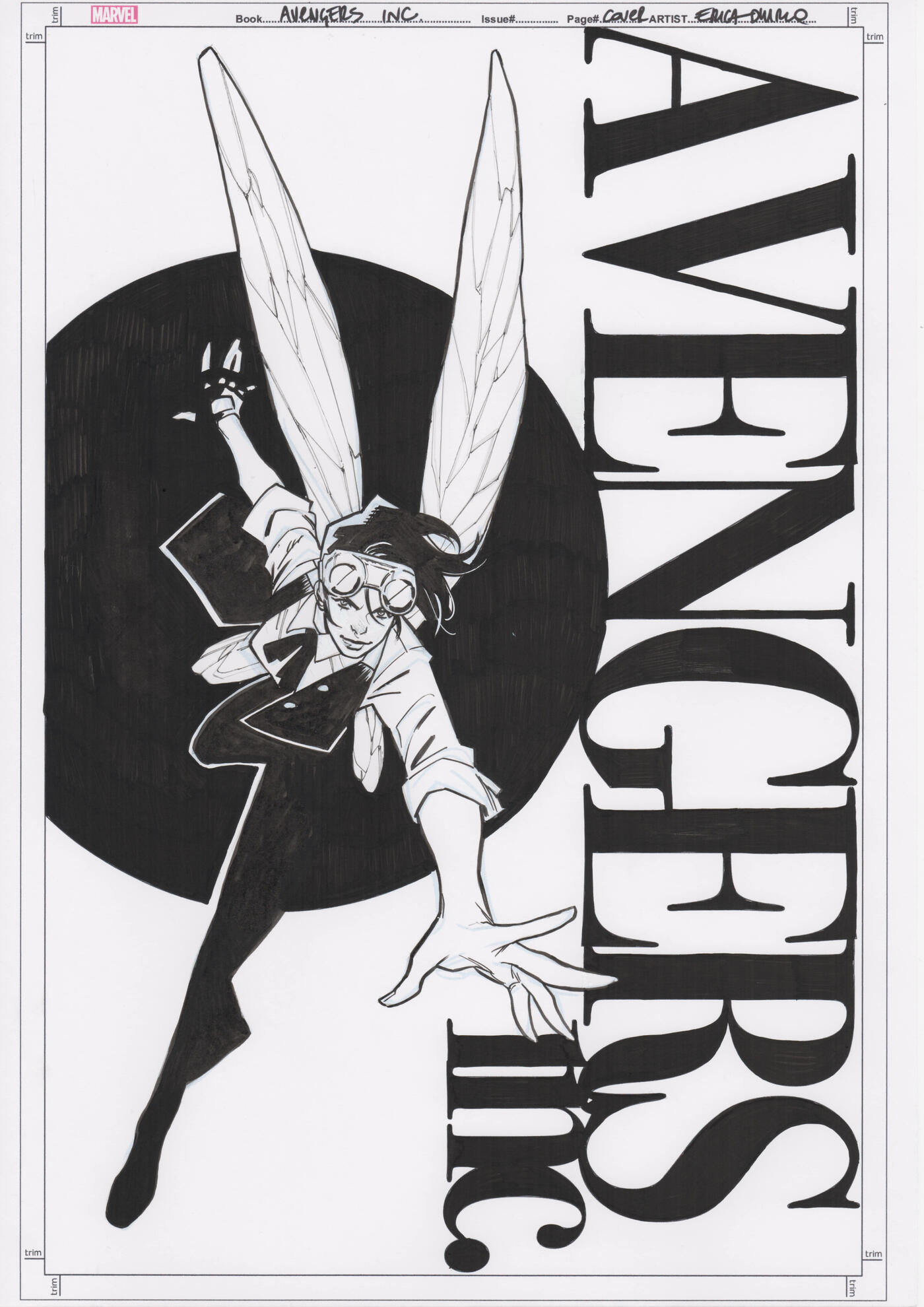 Avengers Inc. A3 2023 cover Price: €800