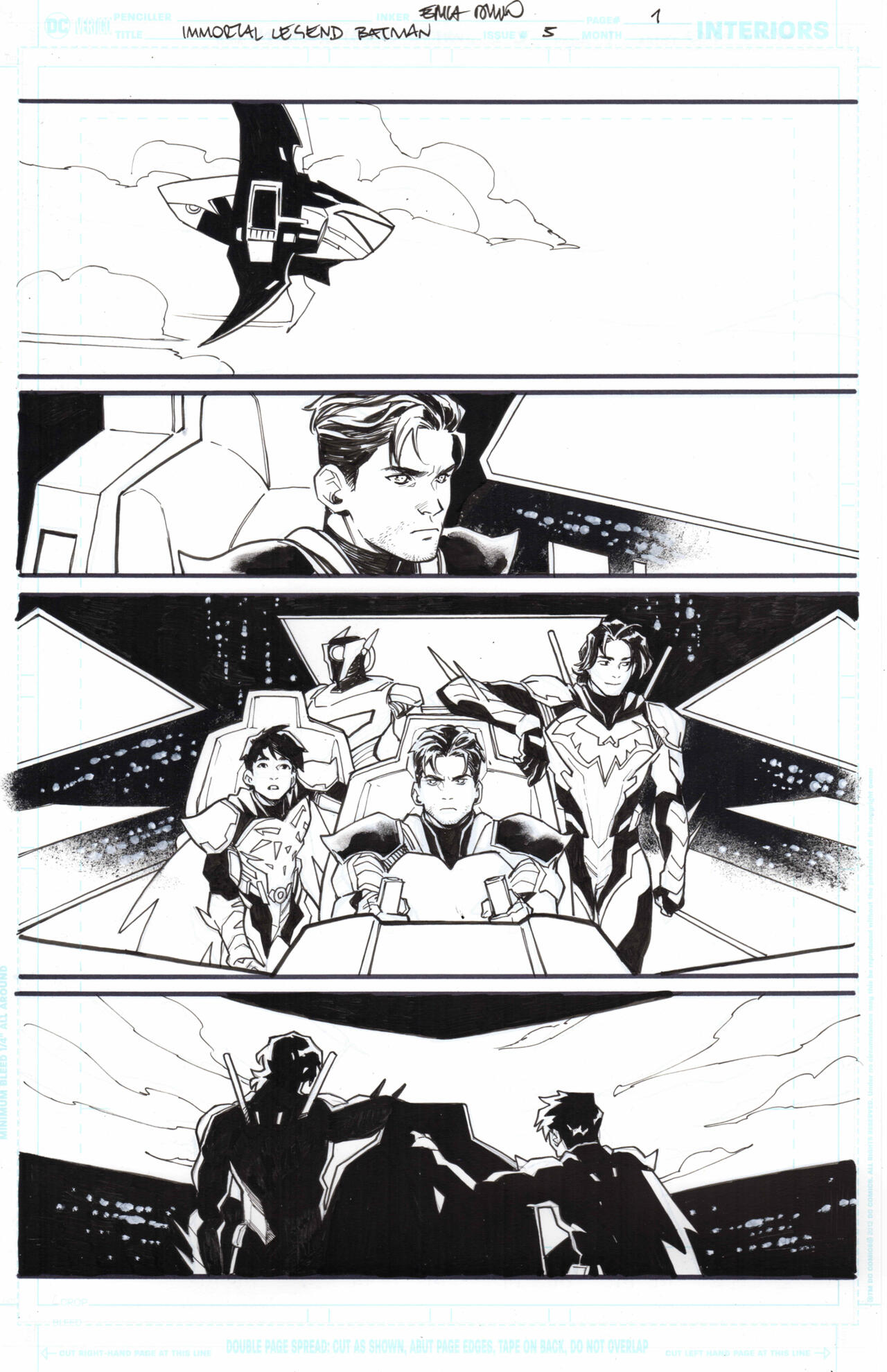 Immortal Legend Batman #5 page 1 DC Comics 2025 Price: €400