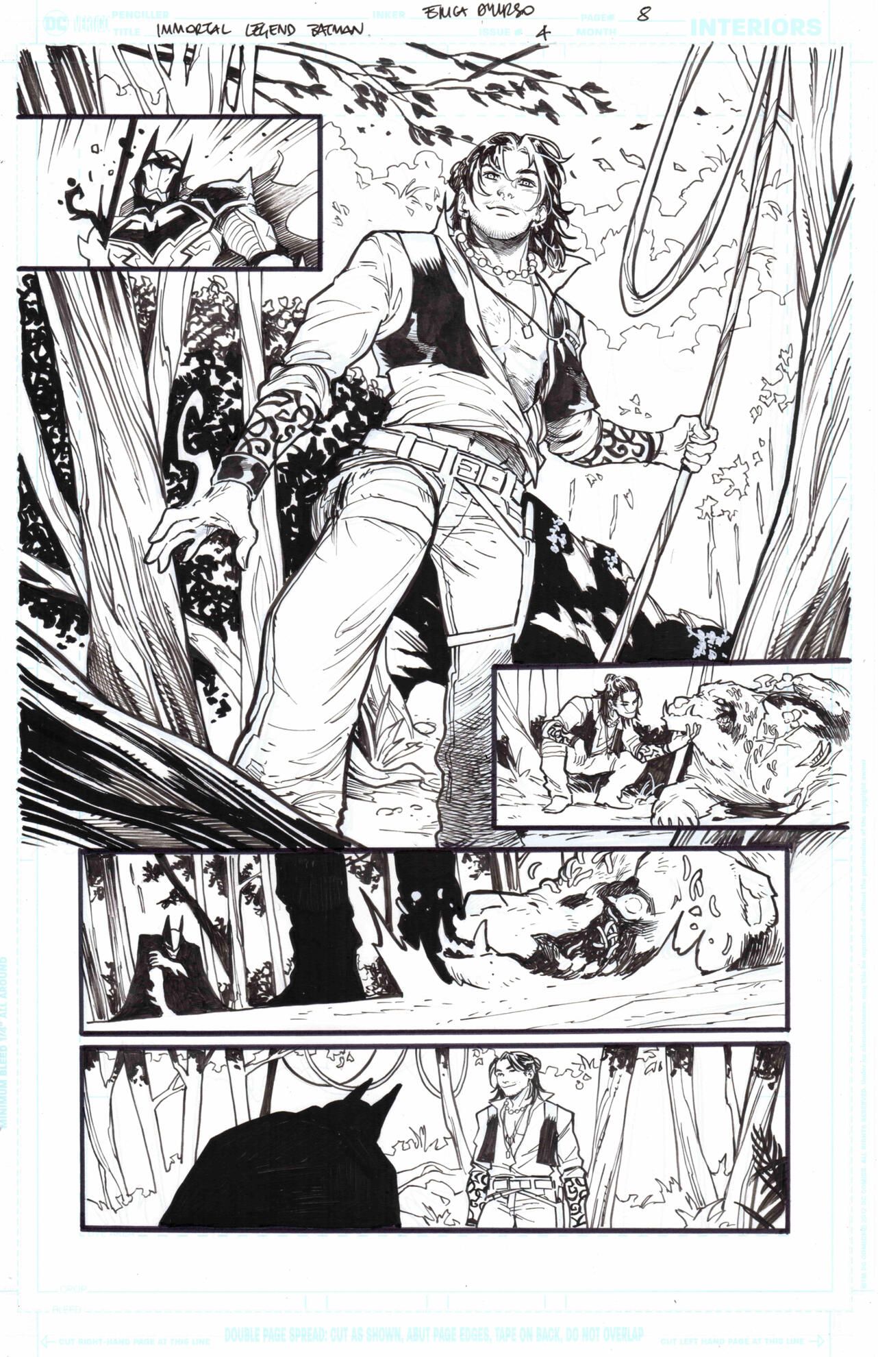 Immortal Legend Batman #4 page 8 DC Comics 2025 Price: €500