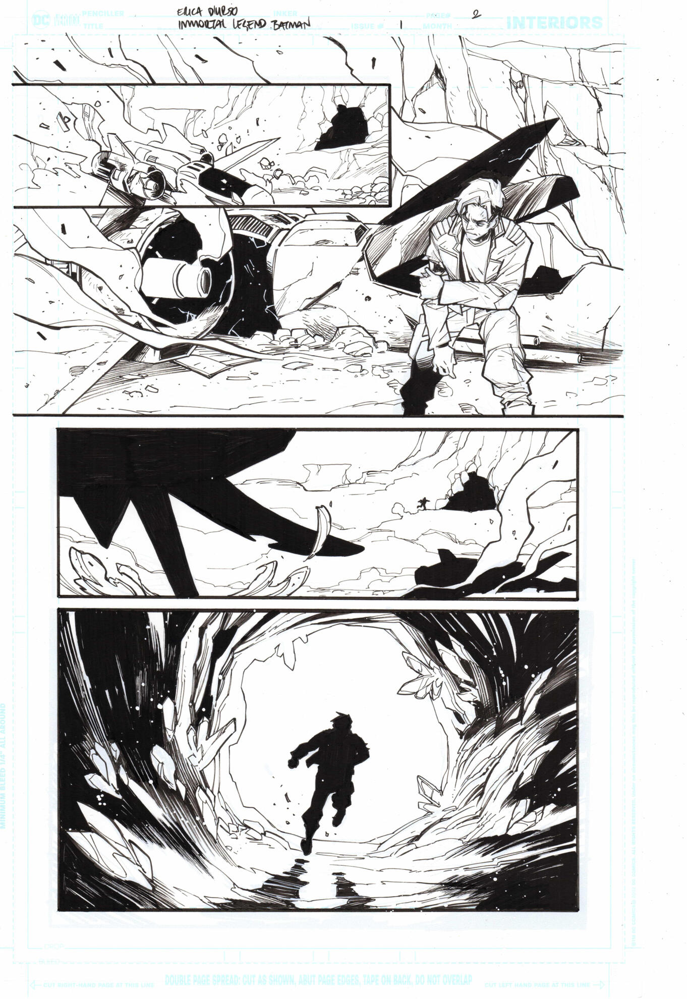 Immortal Legend Batman #1 page 2 DC Comics 2025 Price: €200