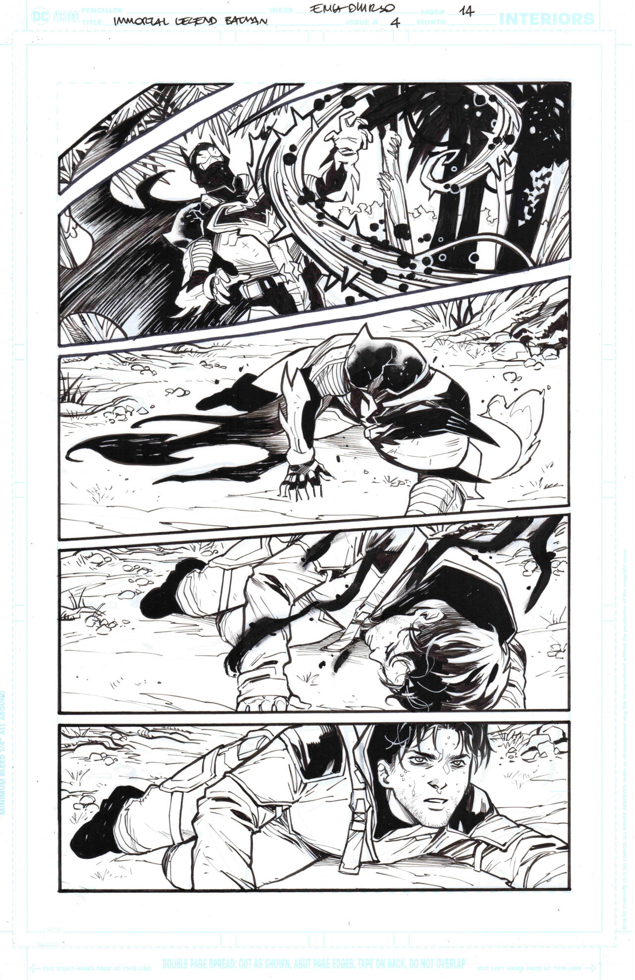 Immortal Legend Batman #4 page 14 DC Comics 2025 Price: €400